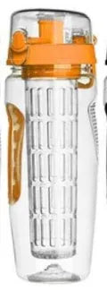 32oz Tritan fruit infusing water bottle with fruit cup infuser and leakproof design