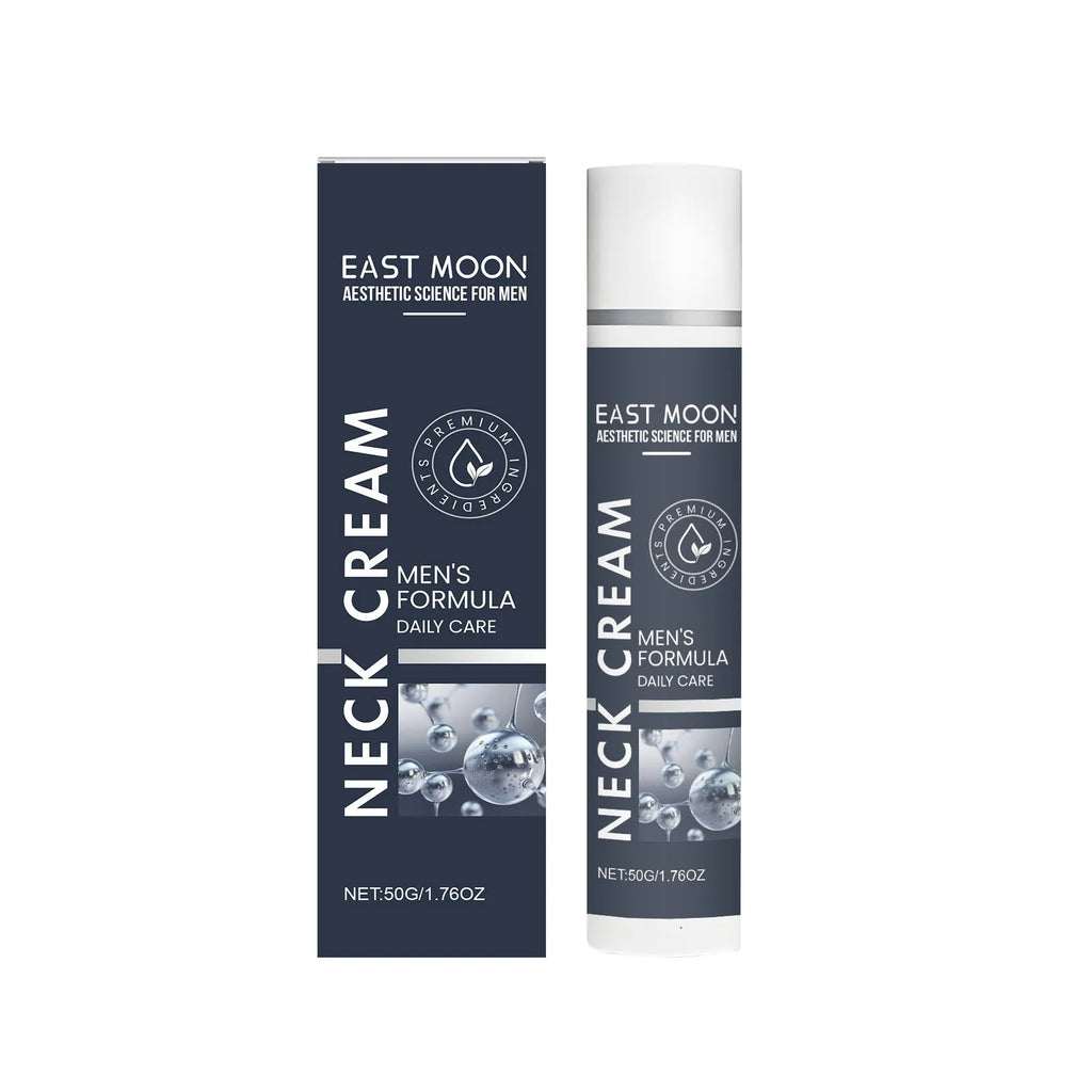 50g tube of men's neck treatment cream with collagen and retinol for the décolletage