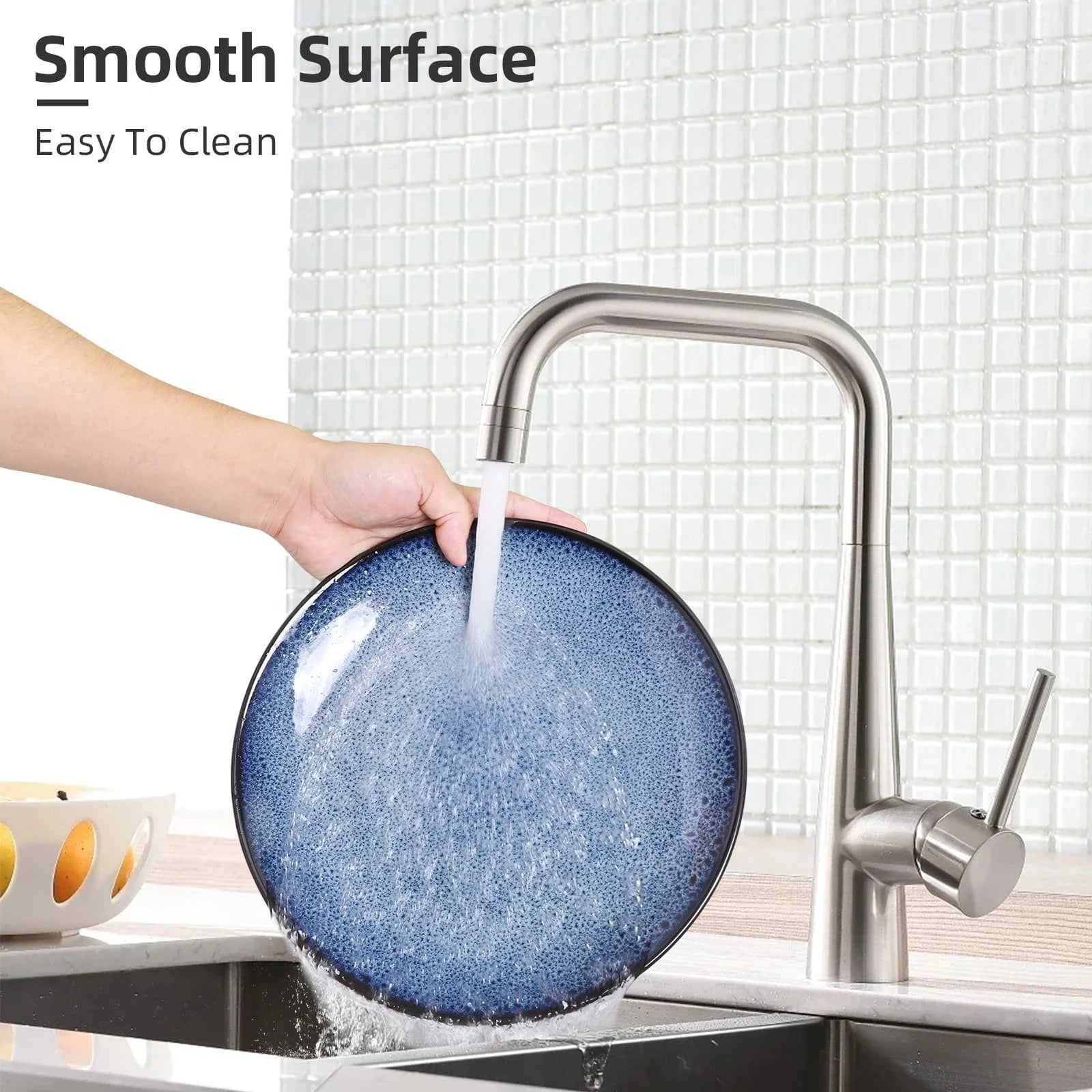 Set of 6 high-fired ceramic plates, versatile for any meal, dishwasher and oven safe