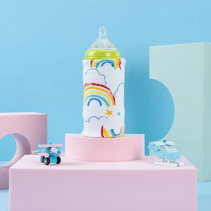 USB Milk Water Warmer Insulated Bag for Baby Bottles with USB charging cable