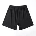 Solid colour men's modal boxer shorts on a white background showing high waist design