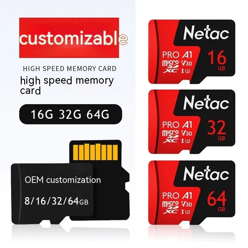 TF microSD memory card for dash cams and security cameras in 256GB capacity.
