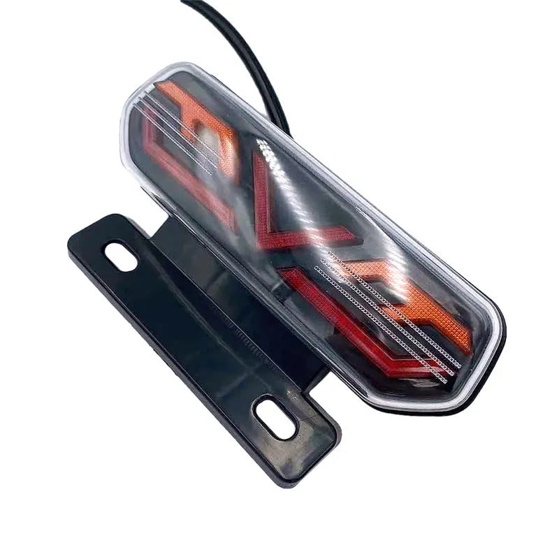 Simple Home Motorcycle LED Rear Lamp 12V plastic driving brake steering light