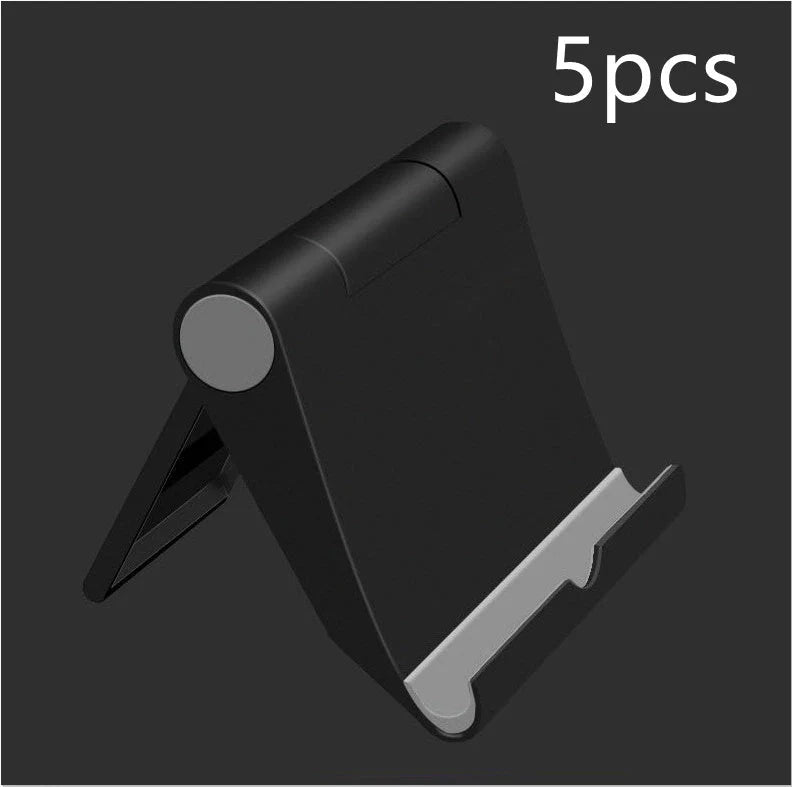 Adjustable PE folding mobile phone stand in various colors