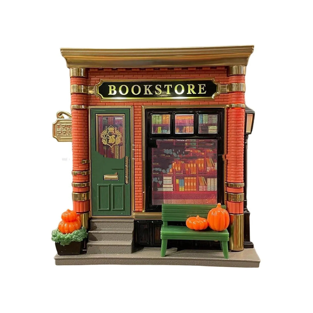 Cartoon house-shaped resin Christmas night lamp ornament with a US plug