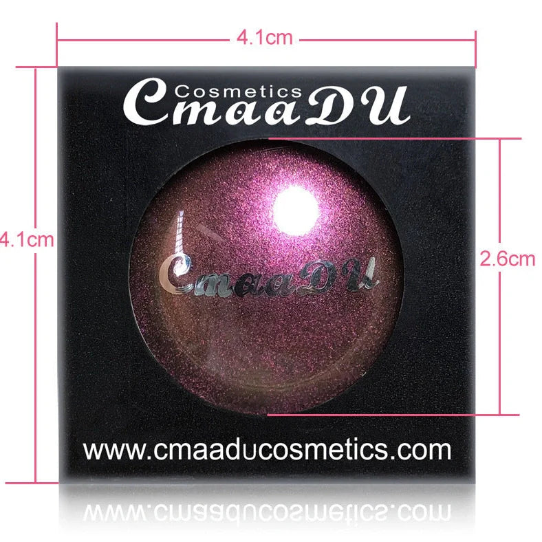 Chameleon Light Change Eyeshadow Palette showing colour transformations under different lighting conditions