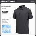 Men's loose fit short sleeve t-shirt with a stand collar and colour stitching detail in a classic colour.