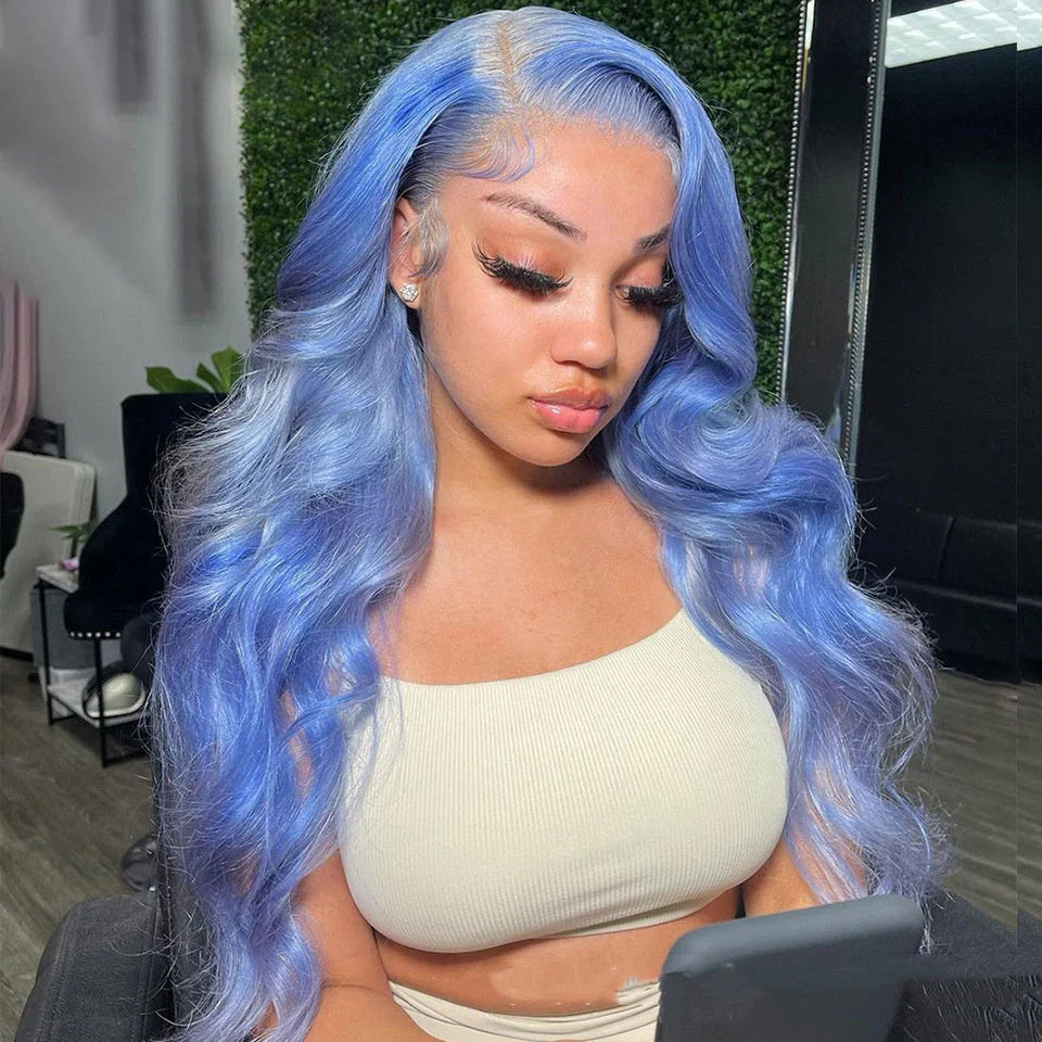 Stylish Body Wave Human Hair Lace Front Wig for a natural look