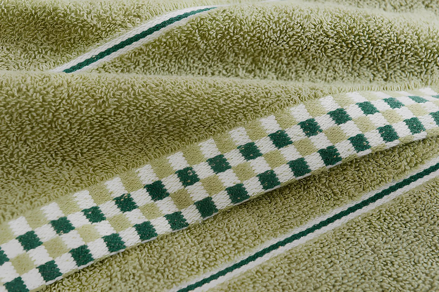 Grey houndstooth 90% cotton facial towel, 35x75cm, quick-absorbing for couples' bathroom use