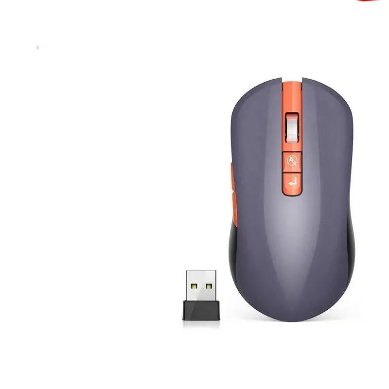 IFLYTEK wireless gaming mouse with voice translation function on a desk.