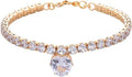 Gold rhinestone heart shaped pet collar with extension chain on white background