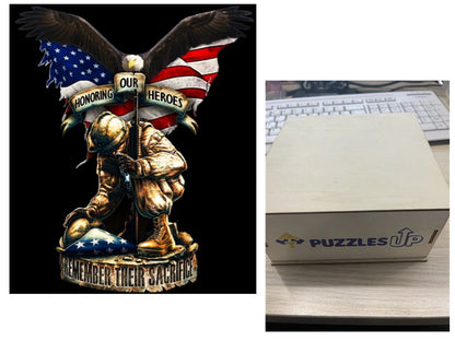 Animal Puzzle Puzzlesup A3 Size With The Box - Detailed wooden puzzle for creative minds