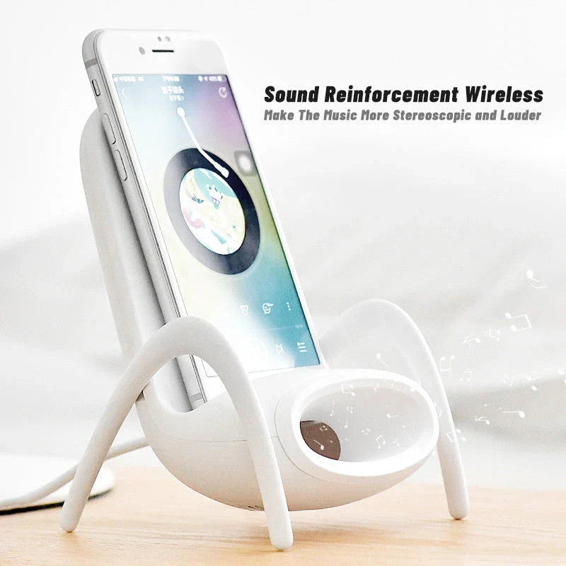 Stylish wireless charging stand with Kawaii design, available in white and black colors, provides fast charging and compact desk organization