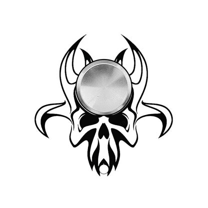 Original Puzzle Gyro Fidget Spinner Keychain for stress relief and focus improvement