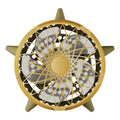Intelligent induction fan without button design, USB powered, compact size 162x103mm, in Force Yellow colour