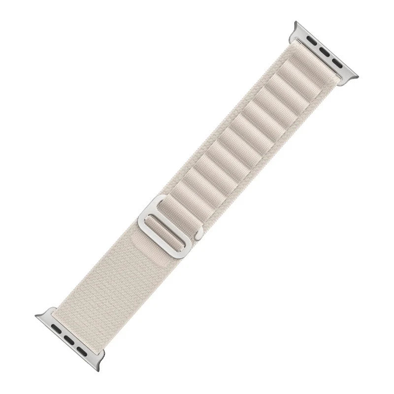 Apple Watch nylon strap with metal tips in various colours