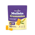 Container of 60 mullein herbal supplement gummies with Verbena Officinalis extract