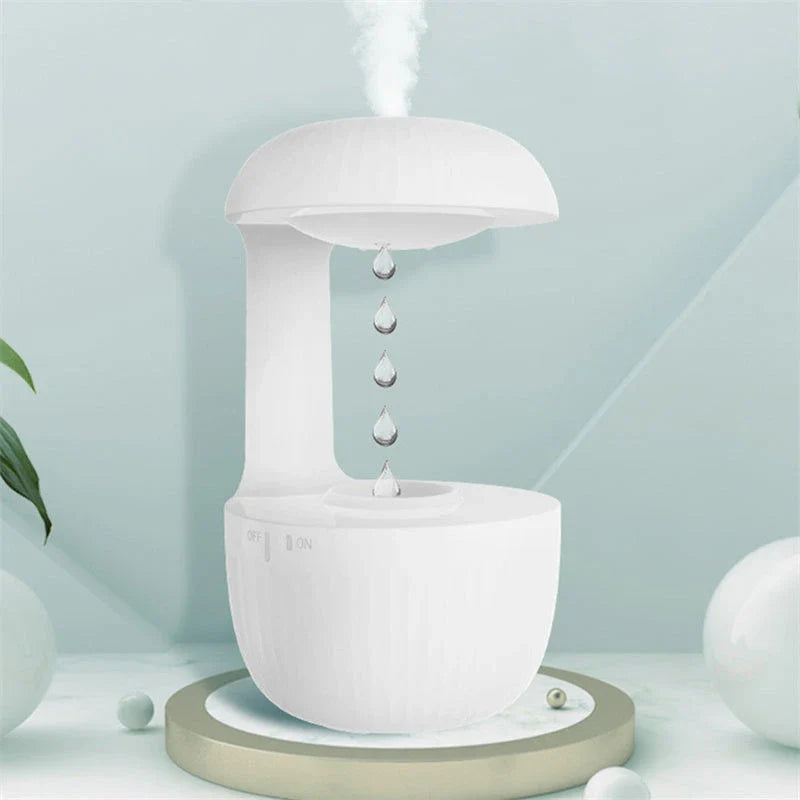 Anti-Gravity Air Humidifier with Levitating Water Drops - Innovative Design, Ultrasonic Mist, Compact and Portable