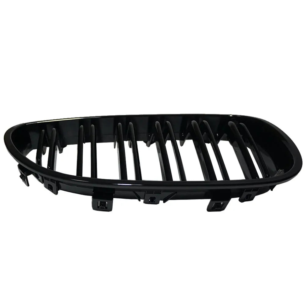 BMW 5-Series E60 carbon fiber style grille replacement with ABS construction