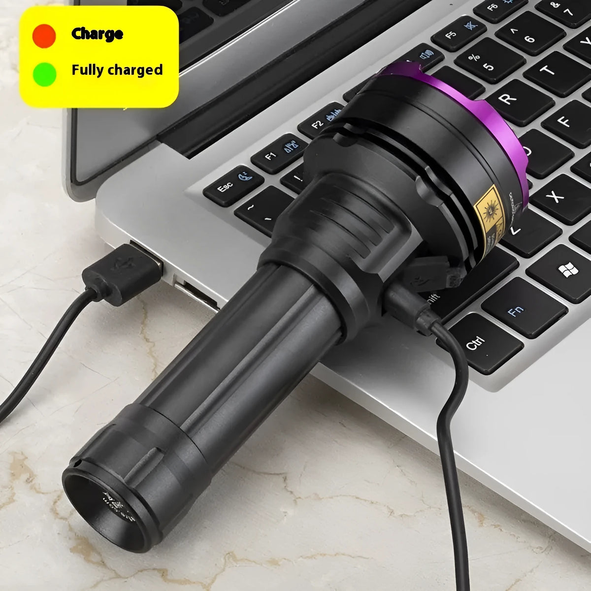 SV83 black light flashlight 30W 365nm UV torch aluminium alloy with battery