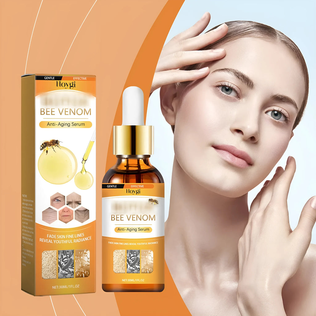 30ml anti-aging essence liquid bottle with hyaluronic acid and bee venom