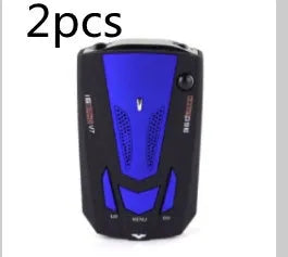 Electronic Dog V7 black vehicle radar detector with LED display and 360 degree scan