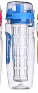 32Oz Fruit Infusing Water Bottle with fruit cup, BPA free and leakproof