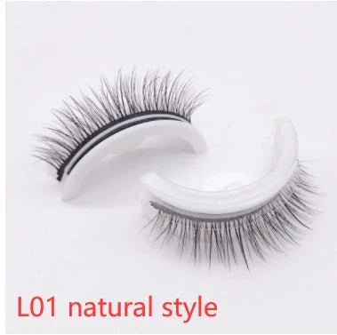 Captivating 3D layered mink-like false eyelashes for bold, voluminous eye makeup looks