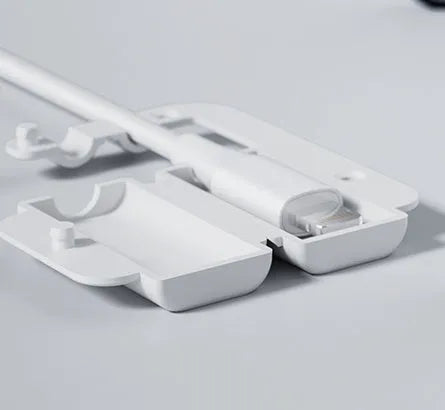 White thickened anti-electric shock protective sleeve for children's safety on a data cable