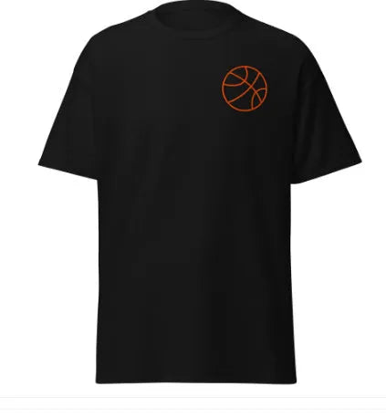 Men's maroon short-sleeved t-shirt with a white ball pattern, made from thin polyester mesh fabric.
