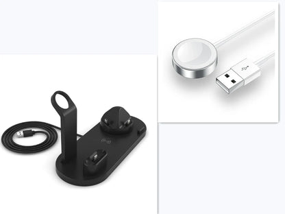 360-degree rotatable wireless charger stand for multiple devices