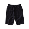 Men's loose-fit linen beach capri trousers in a straight-leg style, shown in a light colour.