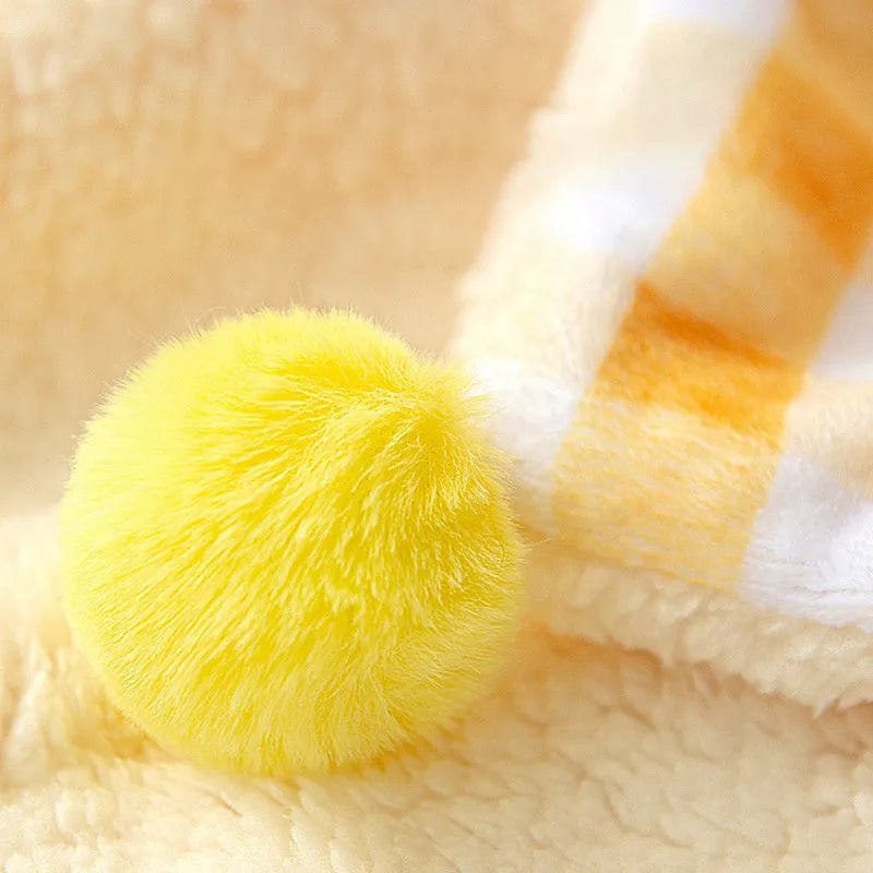 Blue coral fleece pet blanket showing soft texture, laid flat to show size.