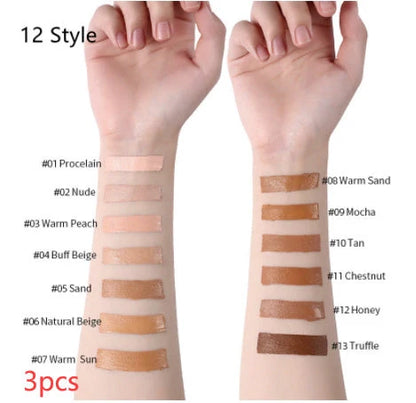Oil-Control Liquid Foundation Concealer in 13 shades for a flawless matte finish
