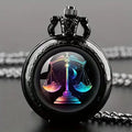 Colour pattern pocket watch with 40mm zinc alloy dial and 15mm thickness