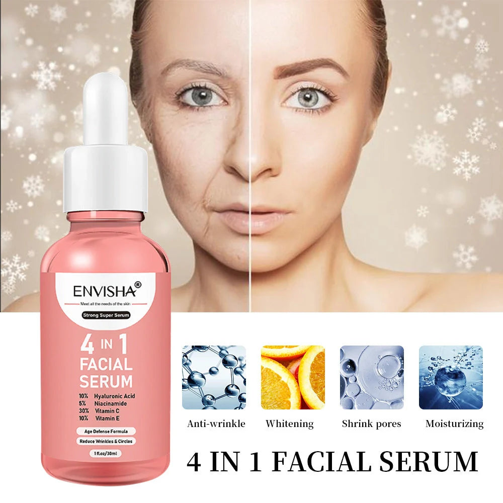 Revitalising Anti-Aging Whitening Facial Serum with squalane for youthful, radiant skin