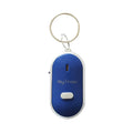 Oval plastic pendant voice control key finder in five colour options with included button batteries