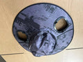 Men's grey solar powered cooling fan cap with large front eave and integrated fan unit