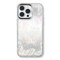 Transparent TPU iPhone case with built-in mirror feature compatible with iPhone 15 Pro Max