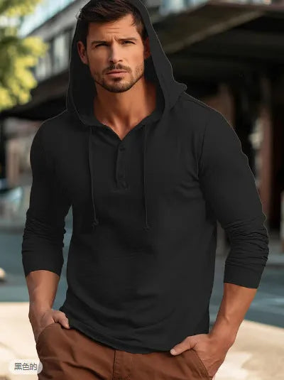 Cotton pullover hoodie sweatshirt in various colours with European and American sizing