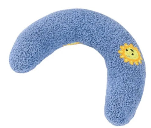 U-Shaped Pet Pillow for cats and small dogs in various colors, supporting vertebra and enhancing sleep