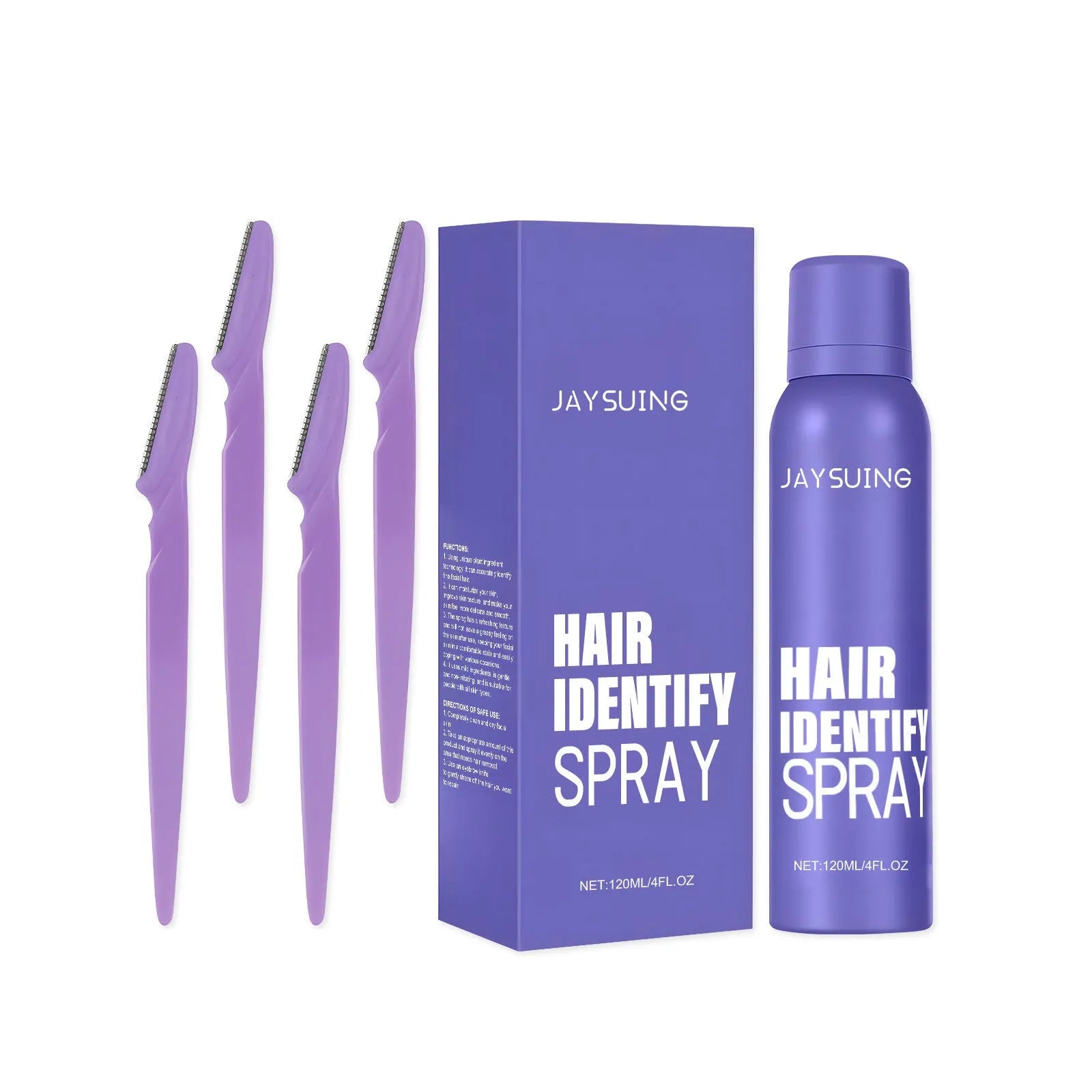 120ml portable hair removal spray bottle with botanical extracts for home use