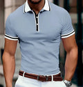 Men's casual 3D printed short sleeve t-shirt in solid colour polyester pique fabric, size S-5XL