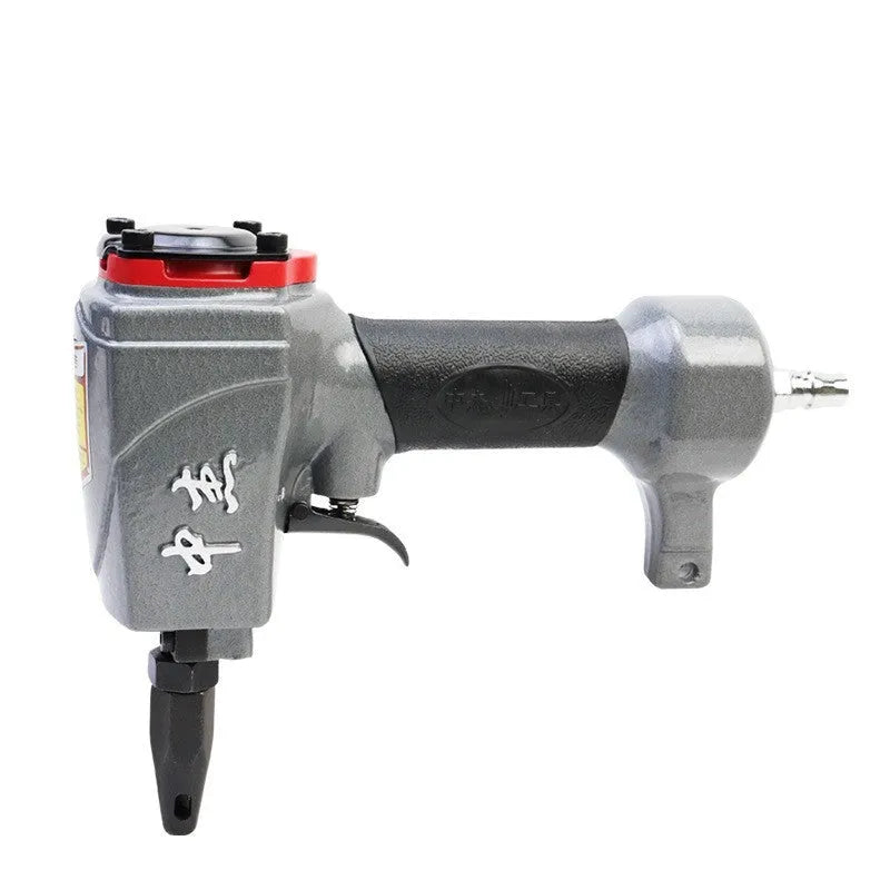 DK30 model metal pneumatic nail gun for punching holes in fabric and sheet materials.
