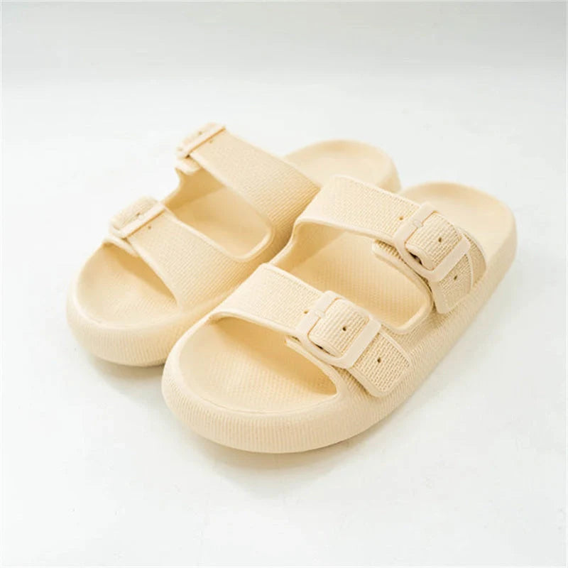 Women's summer EVA thick-soled sandals and slippers in various colours