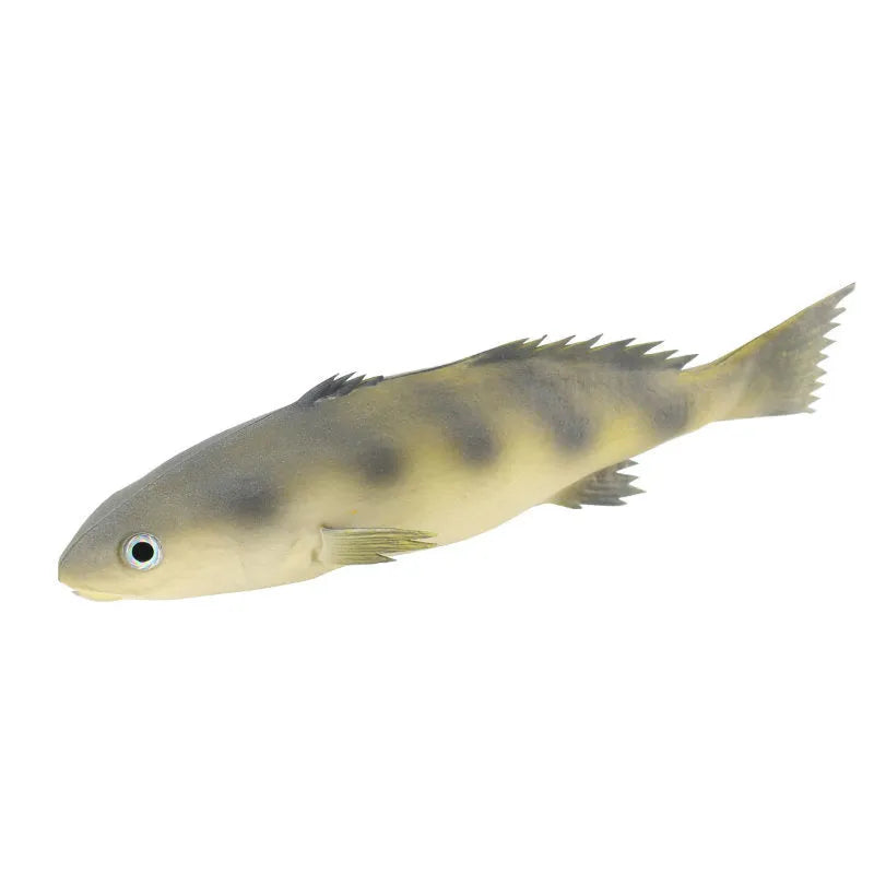 Three PU simulated fish models: Yellow-Fin Tuna, Small Tuna and Yellow Croaker ornaments