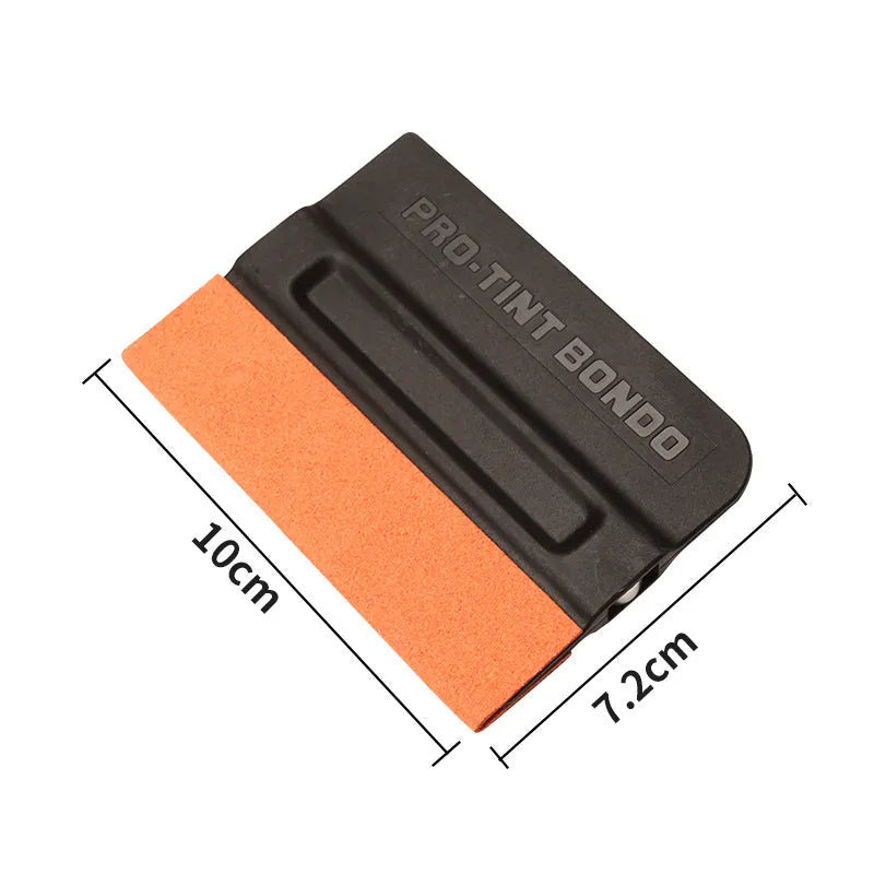 Car colour changing film scraper tool with ABS handle and four scraping material options
