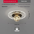 Modern LED ceiling lamp for corridors in gold, black or white finish with adjustable colour temperature