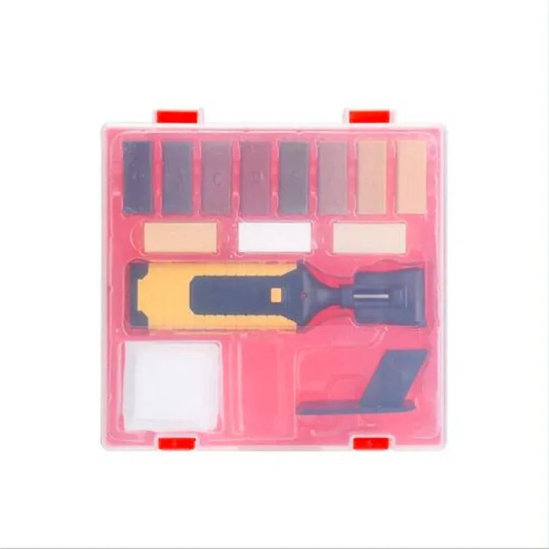 Floor repair tool with wax sticks for DIY tile scratch repair and furniture damage concealment