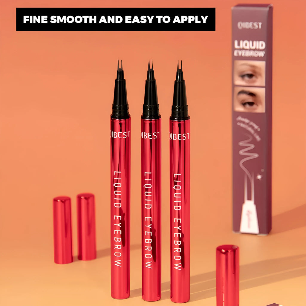 Waterproof oil resistant eyebrow pencil in Brown with standard specification for long-lasting smudge-free brows